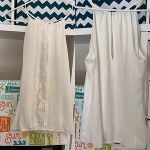 Cream tank top